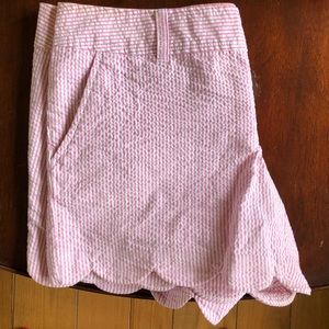 Lilly Pulitzer sz 12 buttercup seersucker shorts